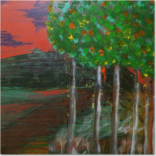 the hill beyond Posters and Art